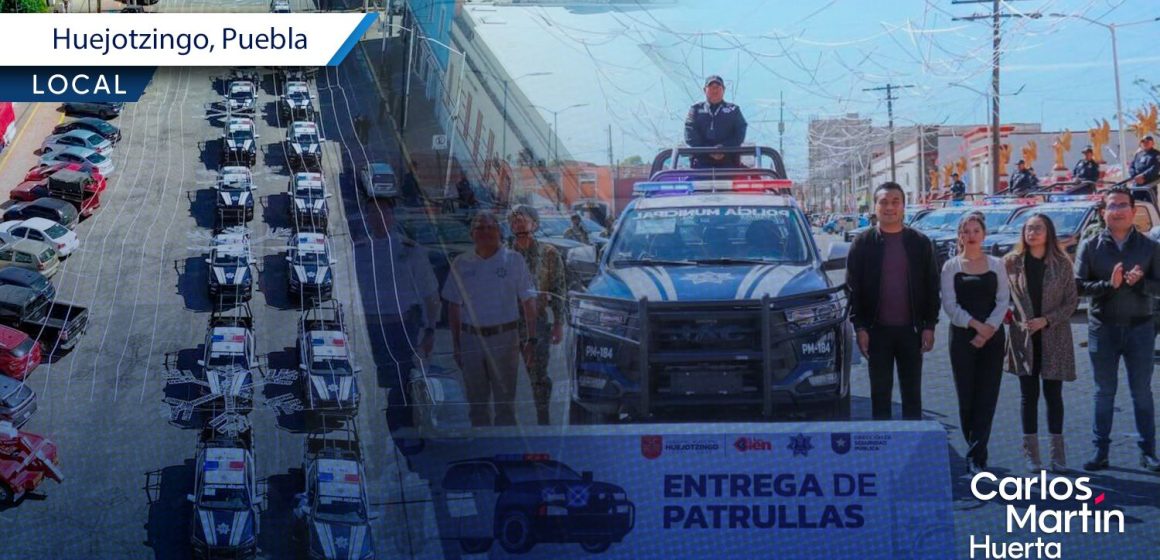 Portada Huejotzingo refuerza su seguridad con 17 nuevas patrullas; anuncia operativos en juntas auxiliares CMH Huejotzingo refuerza su seguridad con 17 nuevas patrullas; anuncia operativos en juntas auxiliares