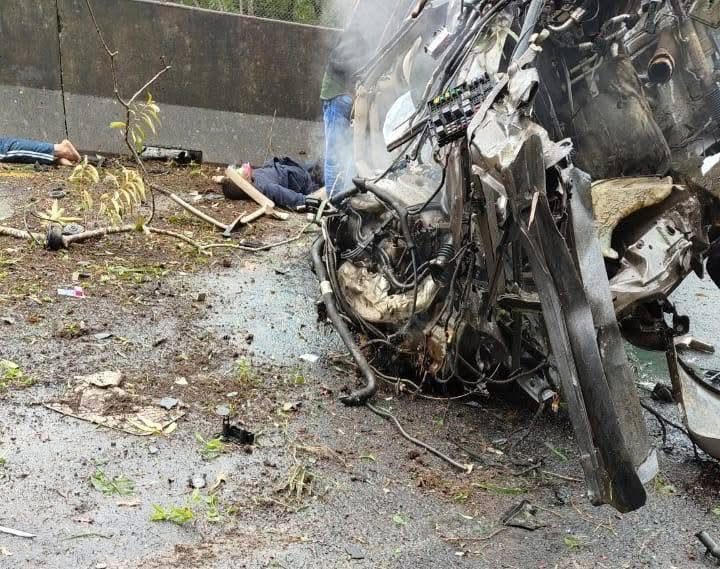 Trágico accidente en autopista México-Tuxpan deja dos muertos 1 IMG 6594