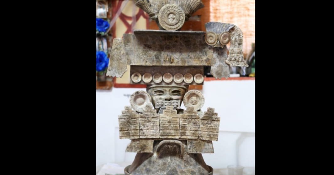 INAH incensario teotihuacano INAH exhibe por primera vez el incensario teotihuacano “de la vida y la muerte”