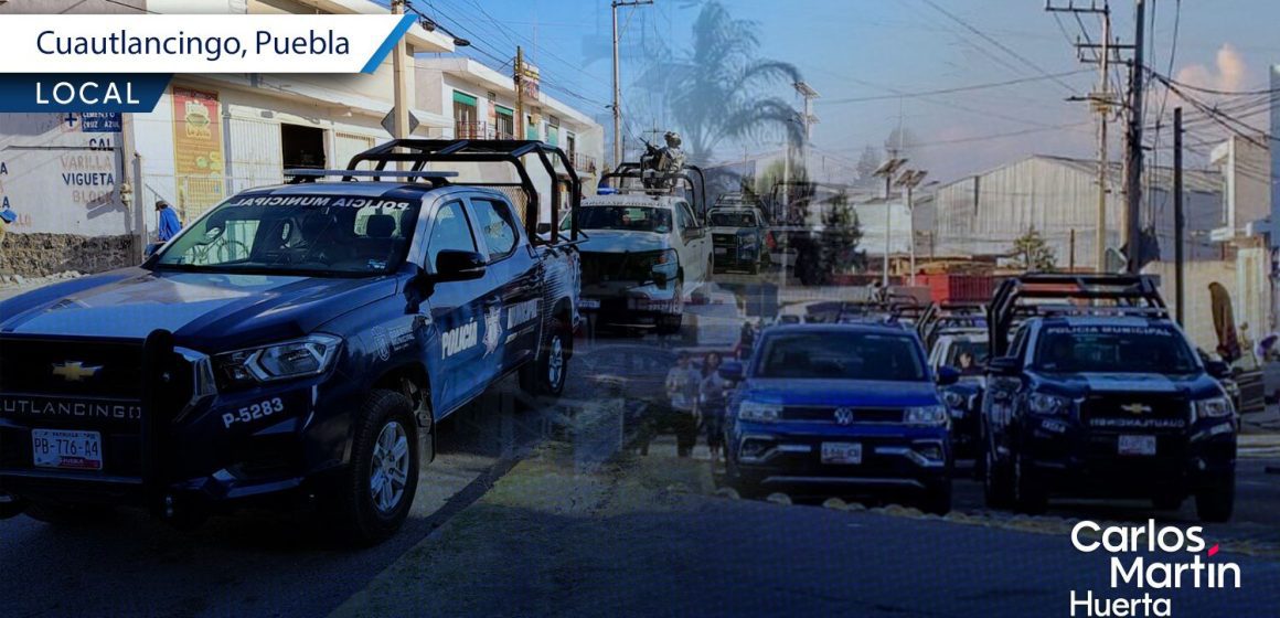 Inicia el ‘Operativo Convoy’ en Cuautlancingo para reforzar la seguridad y combatir la delincuencia