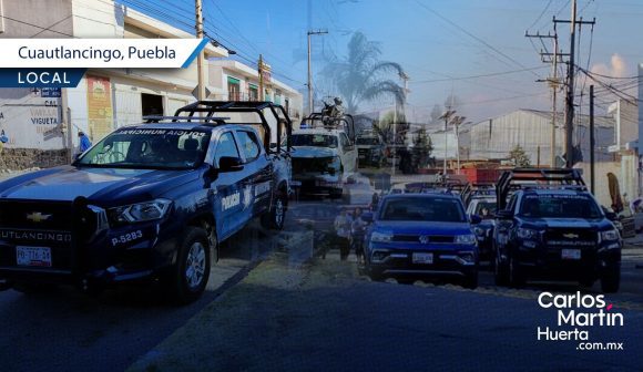 Inicia el ‘Operativo Convoy’ en Cuautlancingo para reforzar la seguridad y combatir la delincuencia