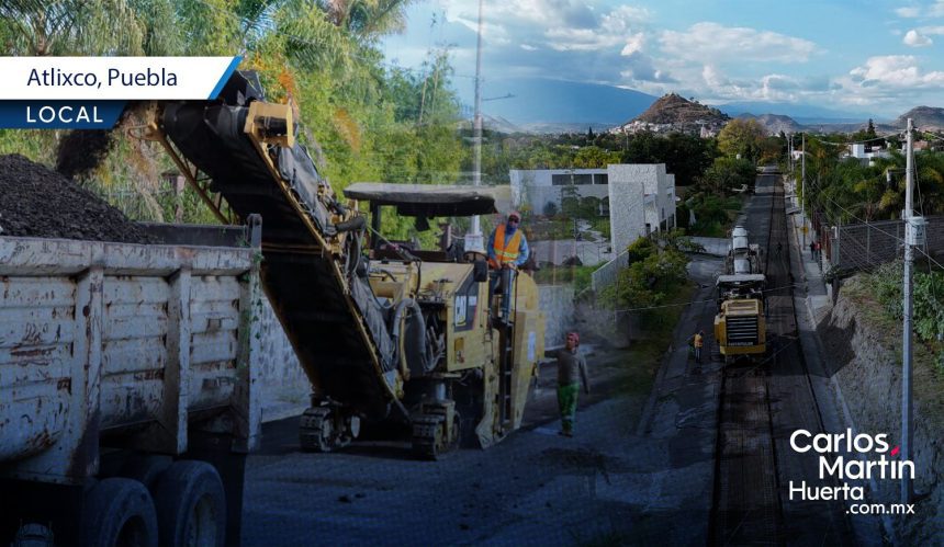 Inician rehabilitación del camino a Nexatengo en Atlixco; obra clave mejora movilidad