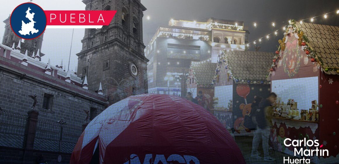 Invitan al domo sensorial navideño en Puebla capital Invitan al domo sensorial navideño en Puebla Capital
