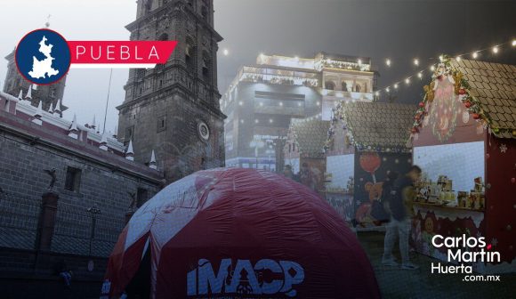 Invitan al domo sensorial navideño en Puebla Capital