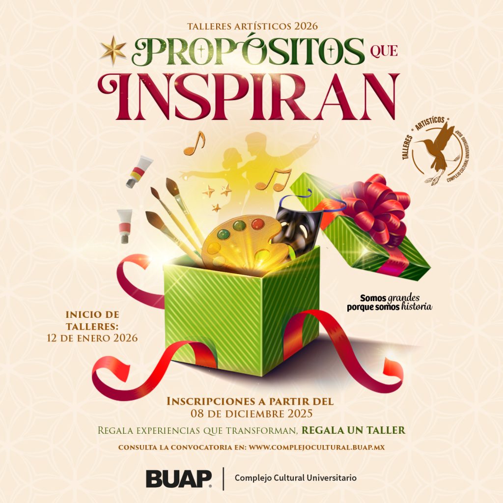 La BUAP invita a sus Talleres Artísticos 2026 1 La BUAP invita a sus Talleres Artísticos 2026