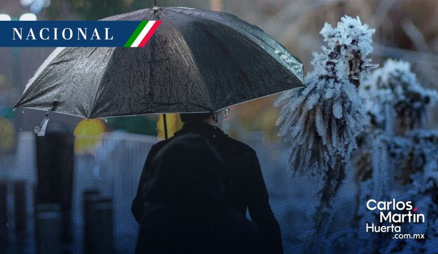 Alerta por lluvias y heladas; estos serán los estados afectados