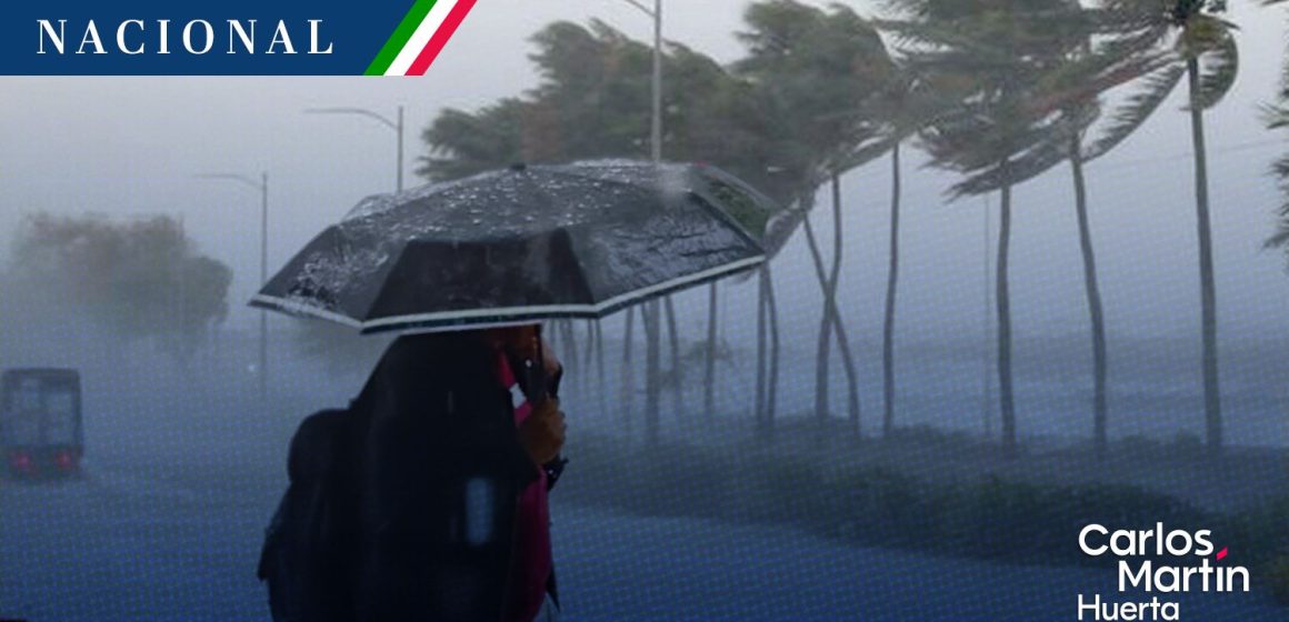 Lluvias - viento Frente frío 19 ocasionará lluvias intensas en cinco estados