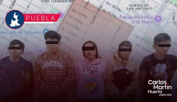 Desmantelan a “Los Keos” en el Centro de Puebla; detiene a 7 integrantes tras cateo