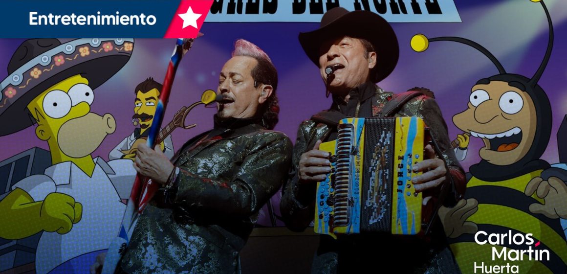 Los Tigres del Norte llegan a Los Simpson