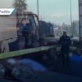Motociclista muere tras estrellarse contra tráiler estacionado en la México-Puebla