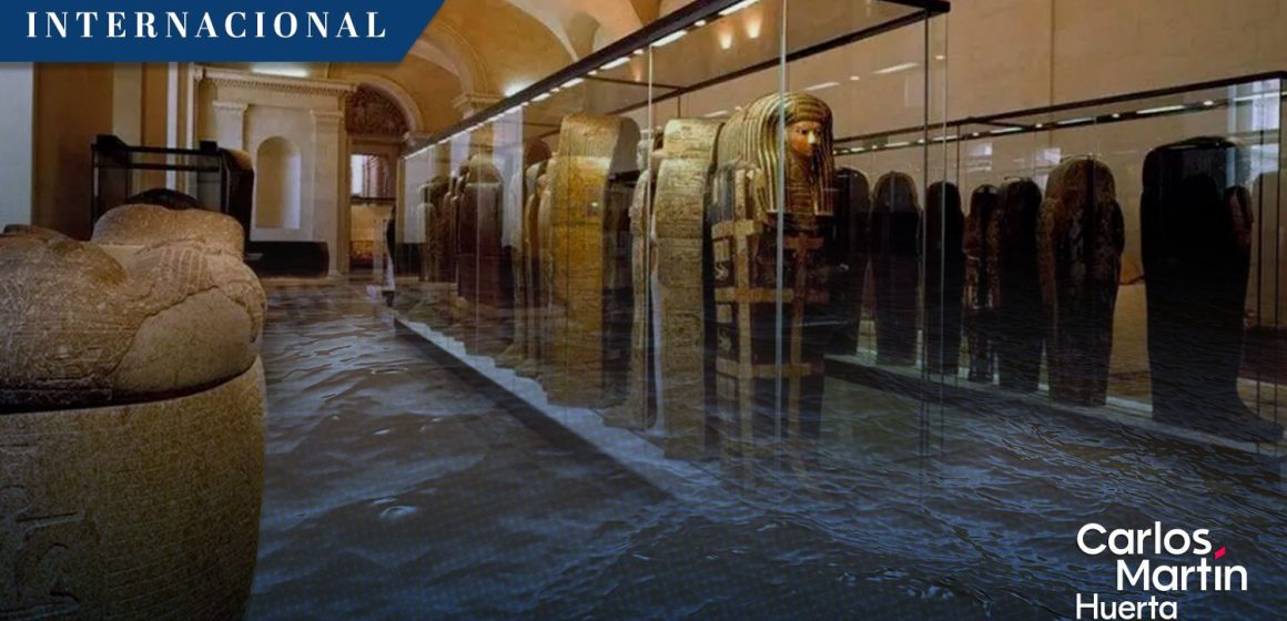 Fuga de agua daña cientos de libros egipcios y expone deterioro del Museo del Louvre