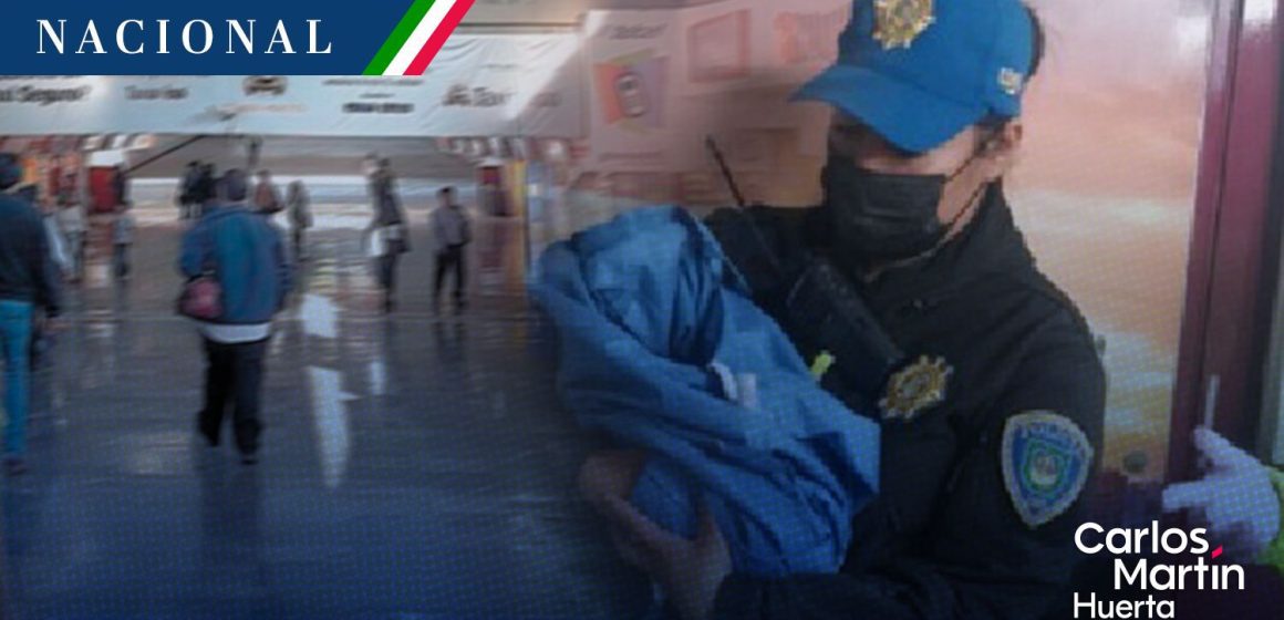 Poblana da a luz en la Terminal TAPO de la CDMX