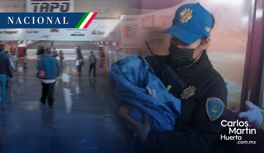 Poblana da a luz en la Terminal TAPO de la CDMX