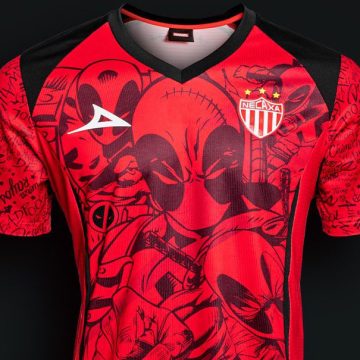 Necaxa - Deadpool Necaxa lanza playera edición limitada de ‘Deadpool’