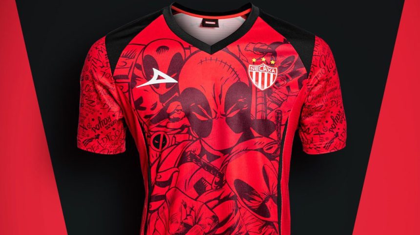 Necaxa lanza playera edición limitada de ‘Deadpool’