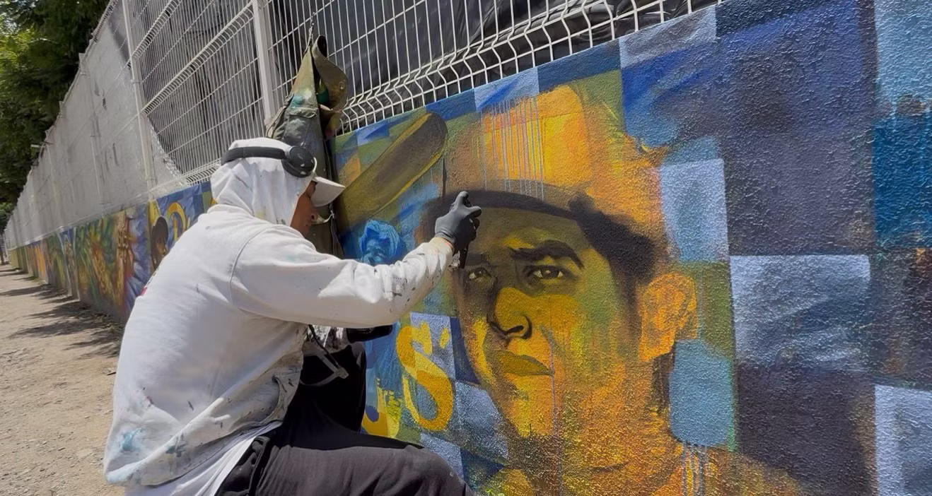 Pericos de Puebla inauguran mural por los 100 años de la LMB 1 Pericos de Puebla inauguran mural por los 100 años de la LMB