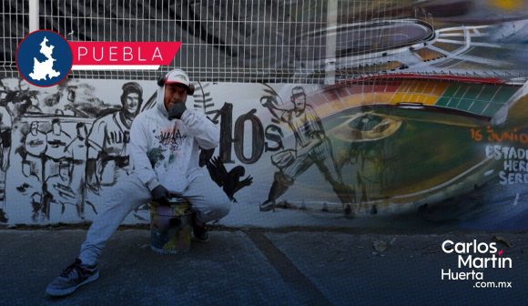 Pericos de Puebla inauguran mural por los 100 años de la LMB