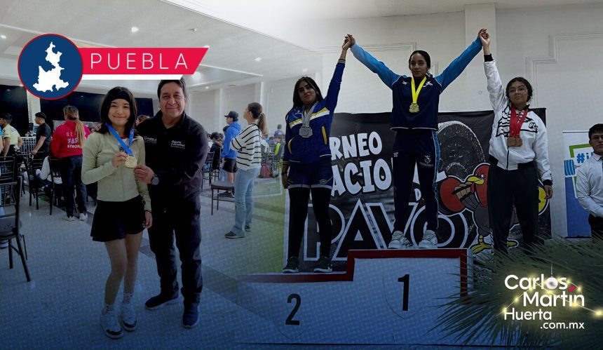 Puebla destaca en el Campeonato Nacional del Pavo de Halterofilia 2025