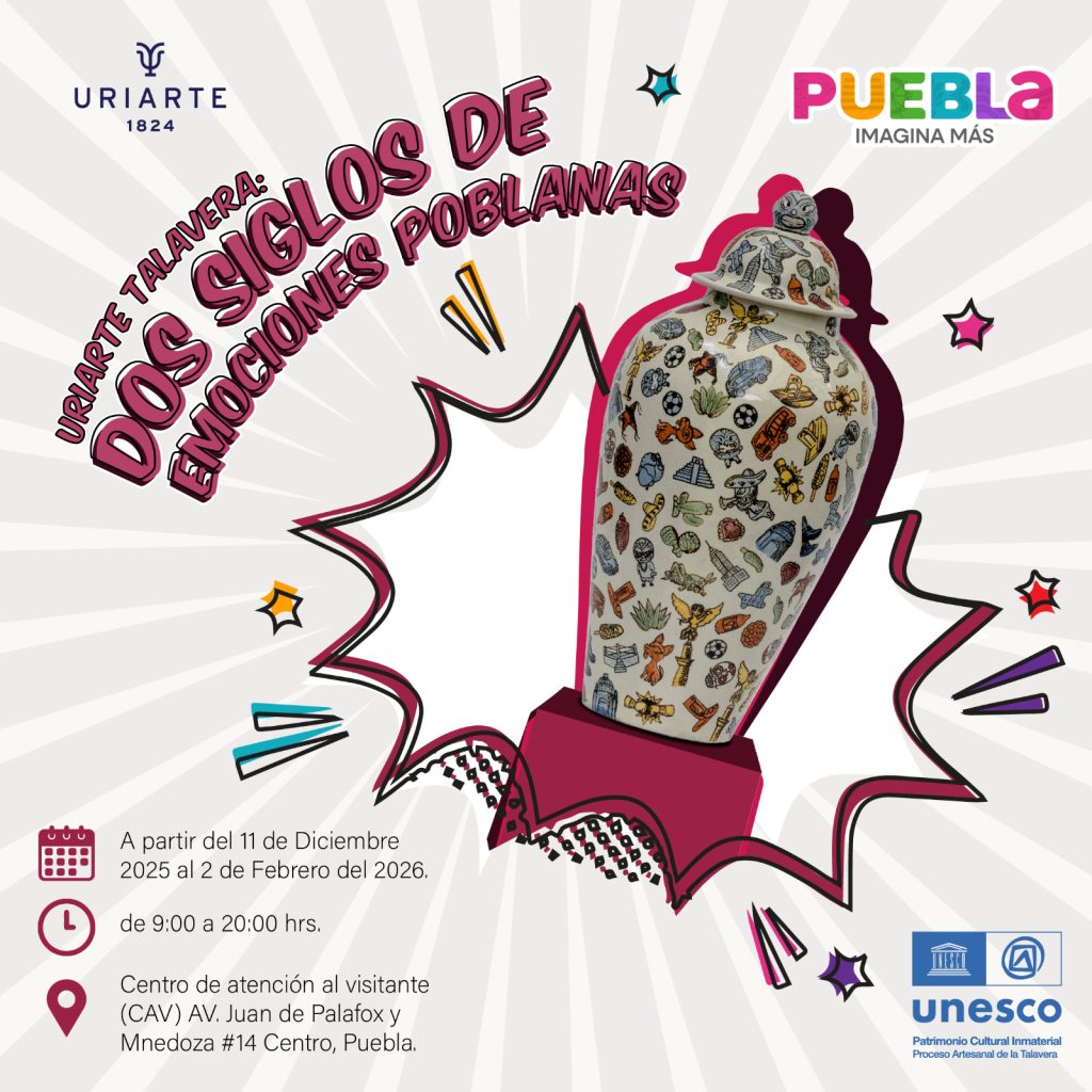 Puebla recibe la exposición “Uriarte Talavera: Dos siglos de Emociones Poblanas” 1 Puebla recibe la exposición “Uriarte Talavera: Dos siglos de Emociones Poblanas”
