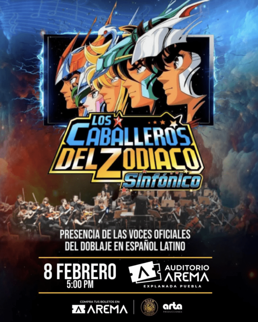 Puebla tendrá conciertos sinfónicos de Los Caballeros del Zodiaco y Dragon Ball 1 Puebla tendrá conciertos sinfónicos de Los Caballeros del Zodiaco y Dragon Ball
