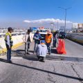 Descartan daño estructural en el puente Zaragoza; inician reparaciones