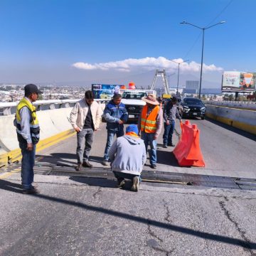 Descartan daño estructural en el puente Zaragoza; inician reparaciones