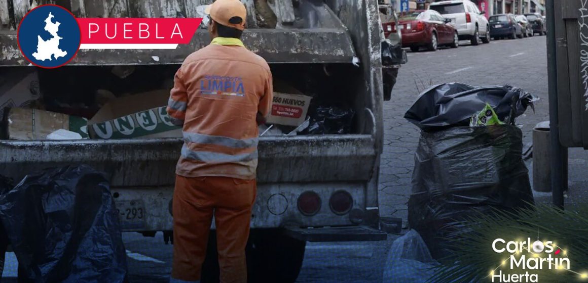 Conoce los días que habrá suspensión de recolección de basura en Puebla  