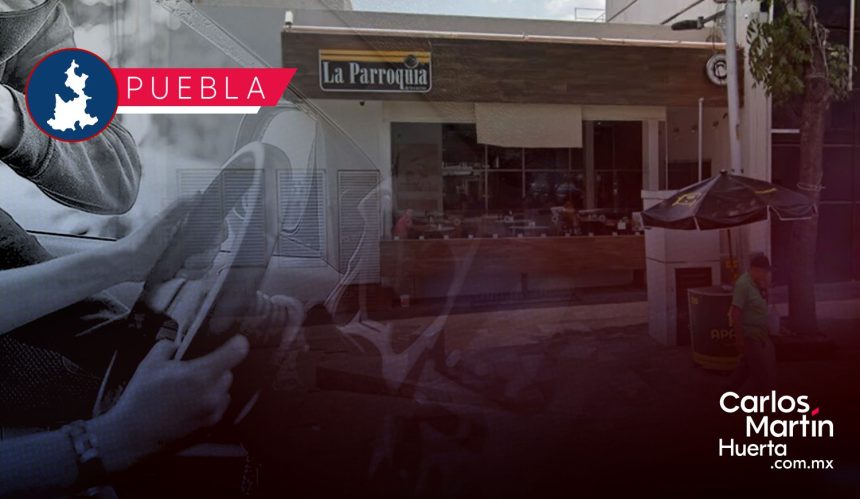 Roban camioneta a valet parking del restaurante La Parroquia de Veracruz