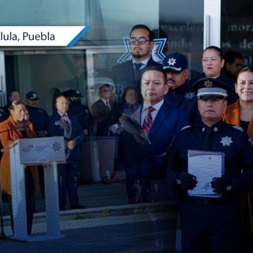 Portada San Andrés Cholula reconoce a su Policía con estímulos económicos y refuerza la seguridad municipal CMH San Andrés Cholula reconoce a su Policía con estímulos económicos y refuerza la seguridad municipal