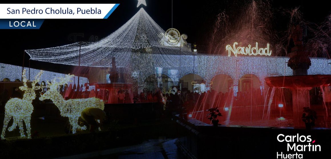 Portada San Pedro Cholula enciende la Navidad más de 15 mil personas celebran Mega Posada en la Plaza de la Concordia CMH San Pedro Cholula enciende la Navidad: más de 15 mil personas celebran Mega Posada en la Plaza de la Concordia