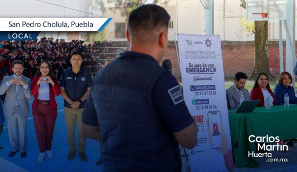 San Pedro Cholula lanza operativo contra bullying y violencia digital en escuelas