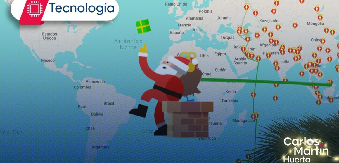 Santa Tracker de Google: Sigue el recorrido de Papá Noel en tiempo real