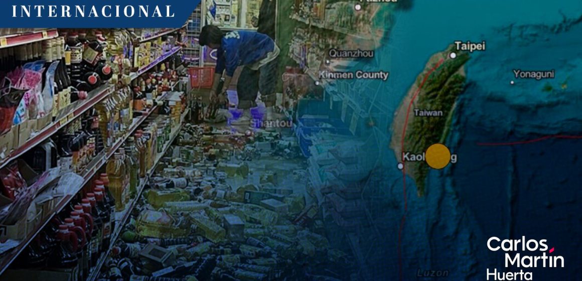 Terremoto de magnitud 6.1 sacude el este de Taiwán