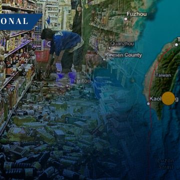 Terremoto de magnitud 6.1 sacude el este de Taiwán
