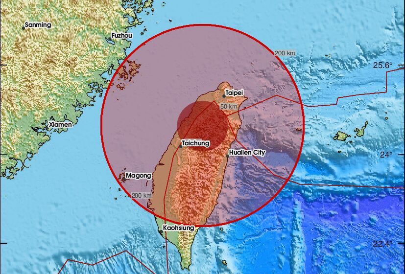 Nuevo terremoto de magnitud 6.6 sacude Taiwán
