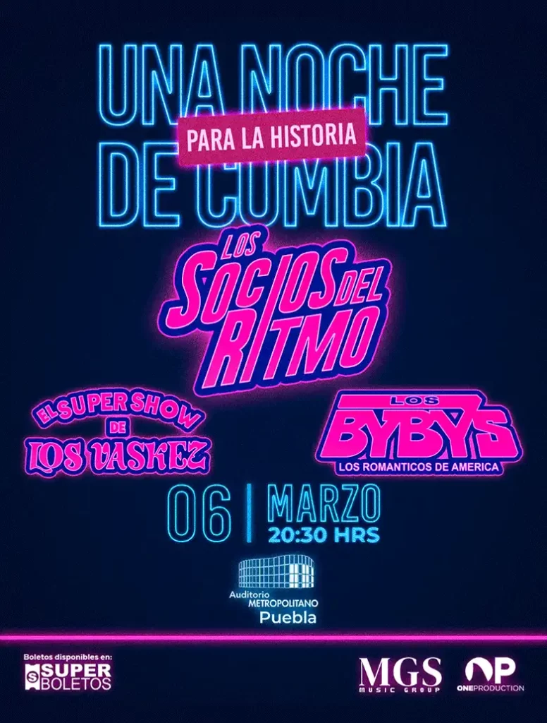 Una Noche de Cumbia llega a Puebla en 2026 