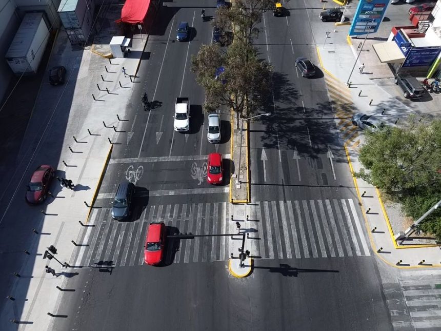 Puebla moderniza tres intersecciones viales con mayor número de siniestros