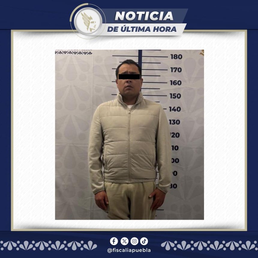 Aprehende Fiscalía de Puebla a Giovanny N. por presunto abuso de autoridad