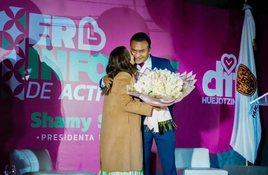 En el DIF de Huejotzingo; también vamos bien: Shamy Spezia rinde su primer informe