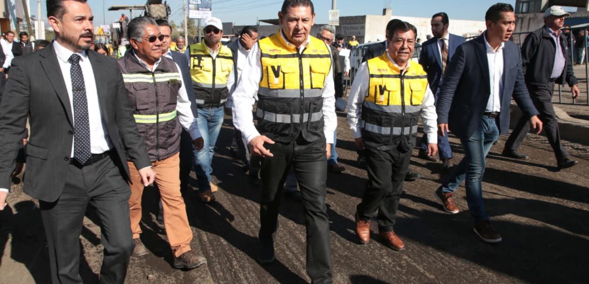 Rehabilitación de la Prolongación de la 11 Sur beneficiará a 100 mil habitantes de Azumiatla