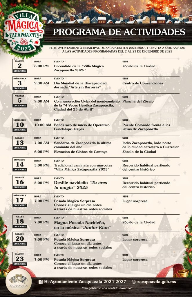 Zacapoaxtla invita a su Villa Magica 2025 2