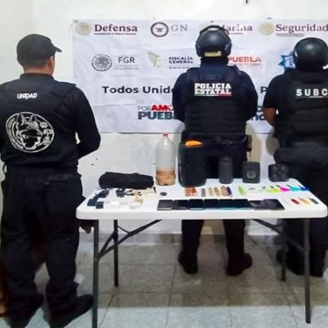 SSP Estatal asegura objetos prohibidos en penales de Huejotzingo y Tecamachalco