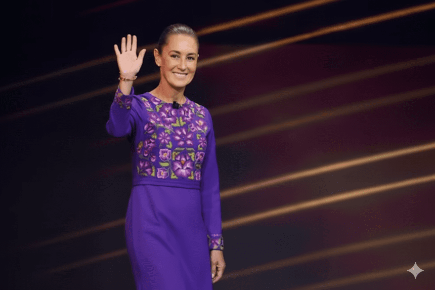 caludia-presidenta Claudia Sheinbaum, entre los más elegantes de 2025: según el New York Times