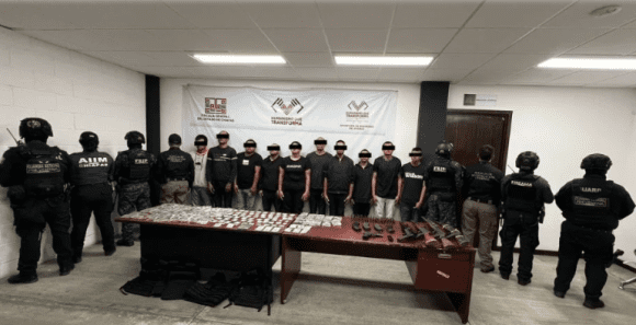 Desmantelan célula del CJNG: 12 detenidos en Chiapas