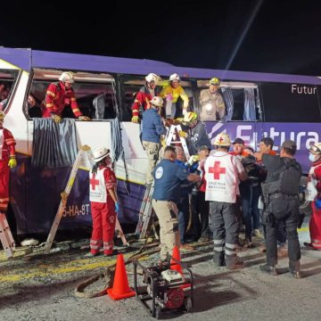 Tragedia en Tamaulipas: Choque entre autobús futura y tráiler deja dos muertos y 36 heridos