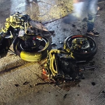 Choque de motocicleta deja dos jóvenes muertos Amozoc