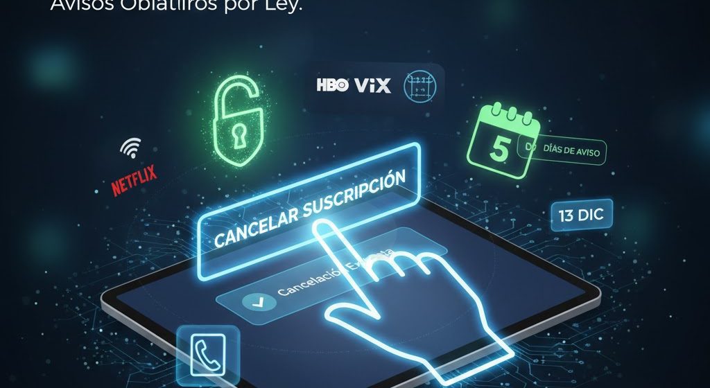 ley ¡Adiós a los cobros sorpresa! Tu derecho a cancelar servicios digitales ya es ley