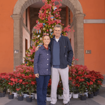 Sheinbaum llama a valorar el amor y la familia en su mensaje navideño