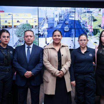 Amplía Lupita Cuautle red de videovigilancia de San Andrés Cholula