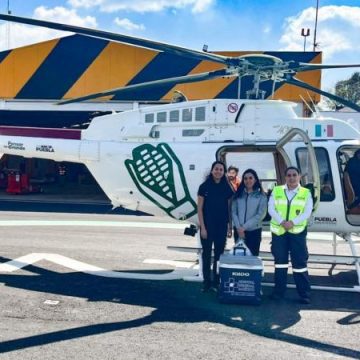 traslado Con traslado aéreo, gobierno estatal facilita entrega oportuna de órganos donados